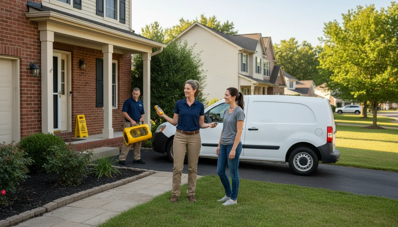 Water restoration image for Water Damage & Restoration Services in New Braunfels, TX